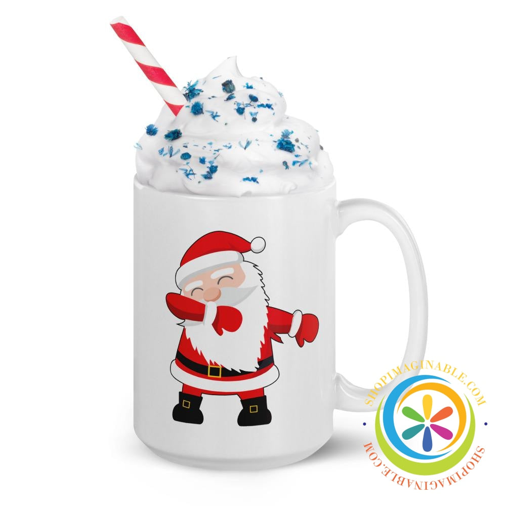 Dabbing Santa Coffee Cup Mug - Holidays-ShopImaginable.com