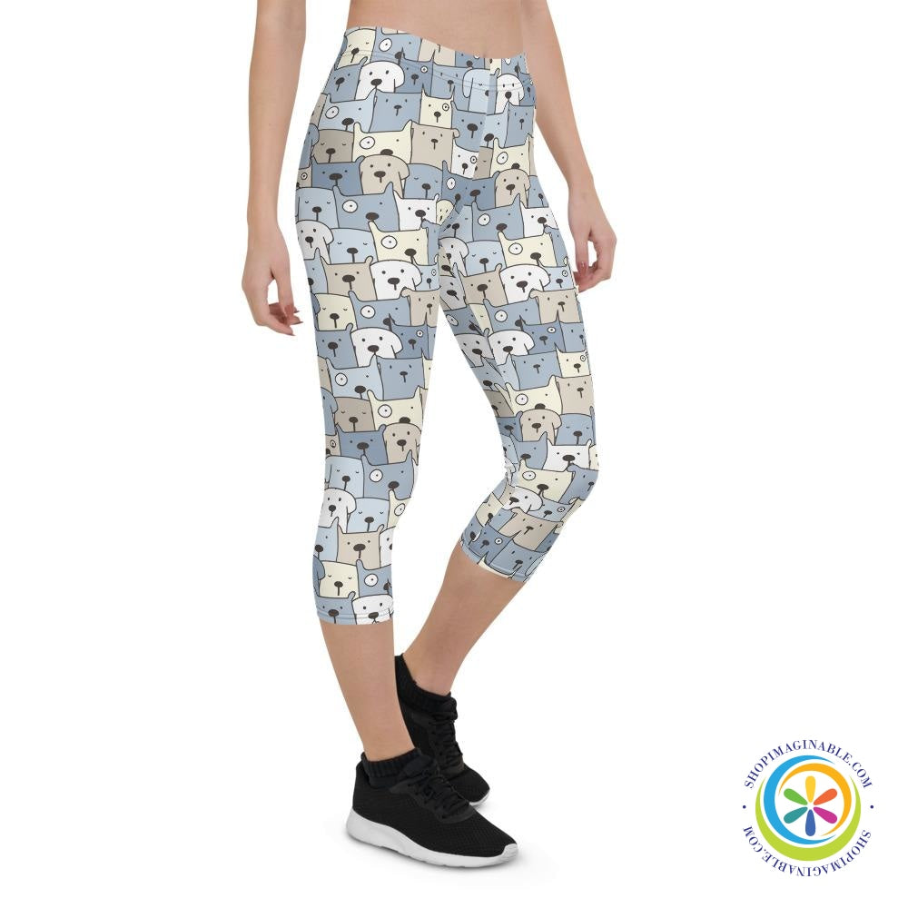 Dog Lover's Capri Leggings-ShopImaginable.com