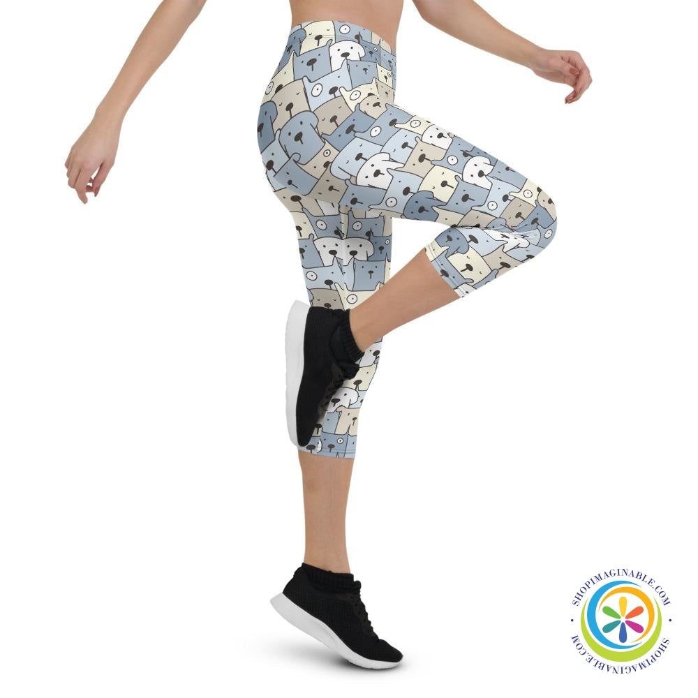 Dog Lover's Capri Leggings-ShopImaginable.com