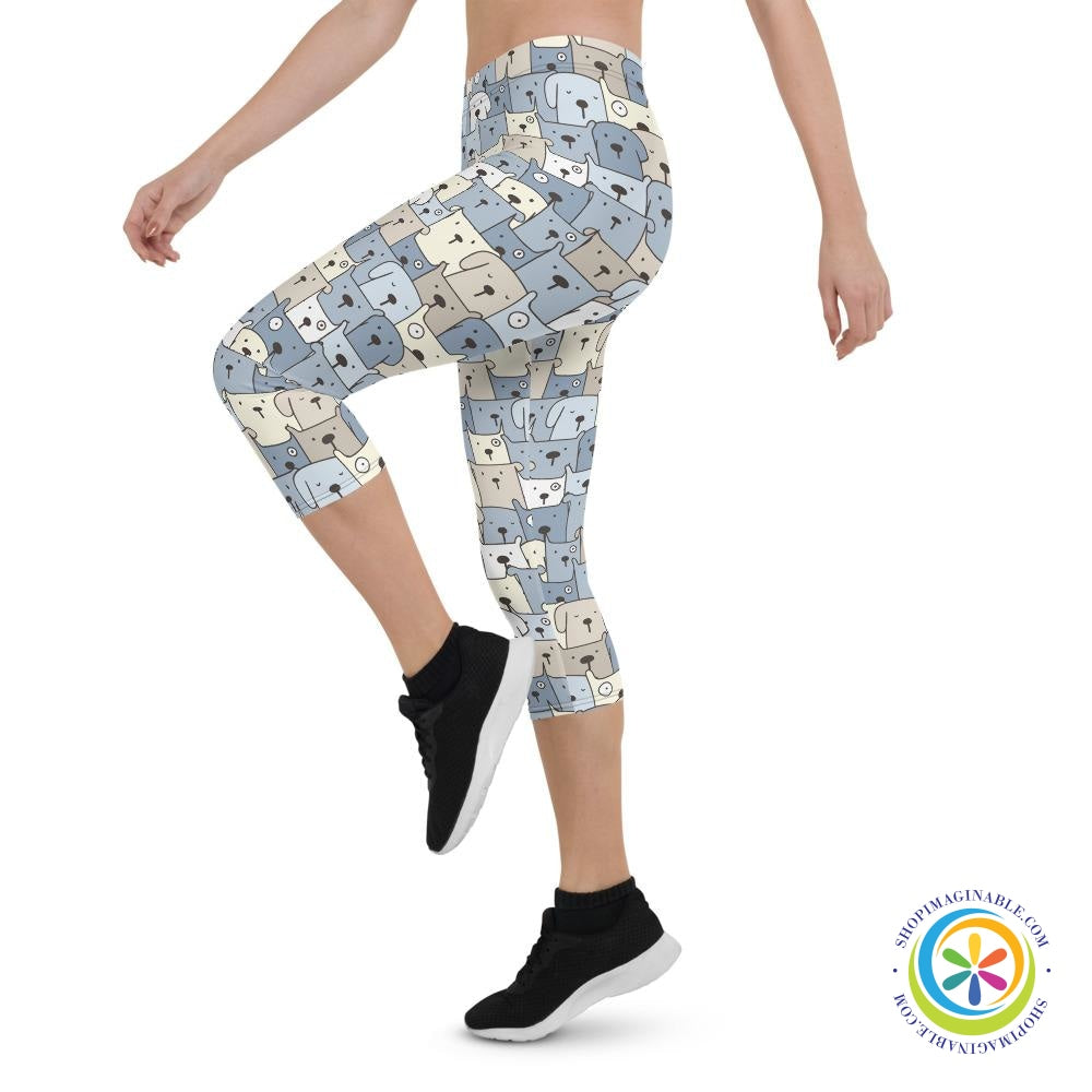 Dog Lover's Capri Leggings-ShopImaginable.com