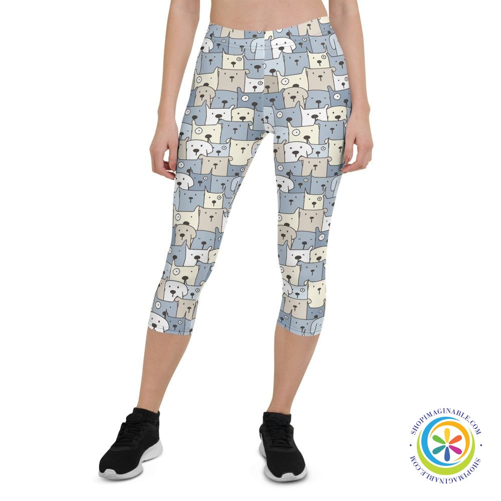 Dog Lover's Capri Leggings-ShopImaginable.com