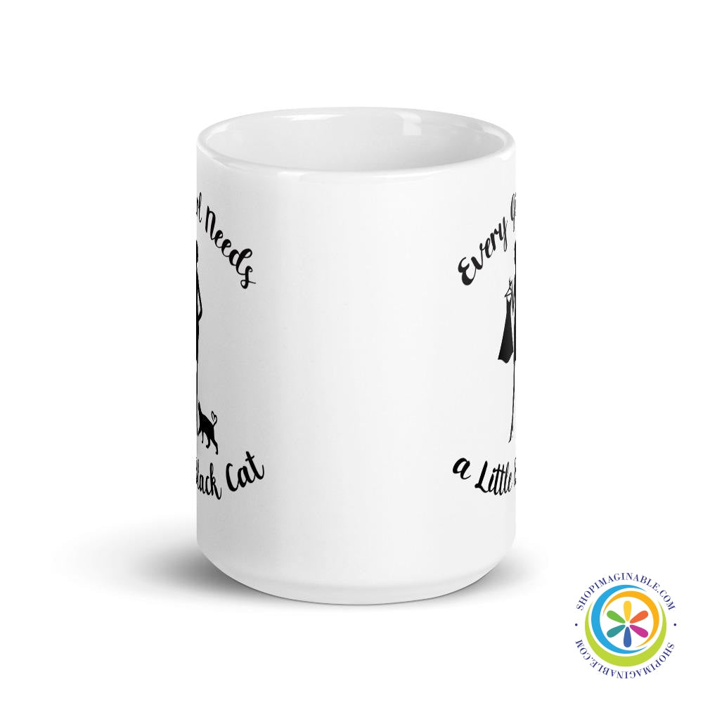 Every Girl Needs A Little Black Cat Coffee Cup Mug-ShopImaginable.com