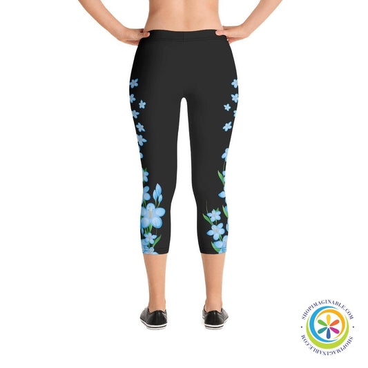Forget Me Not Capri Leggings-ShopImaginable.com