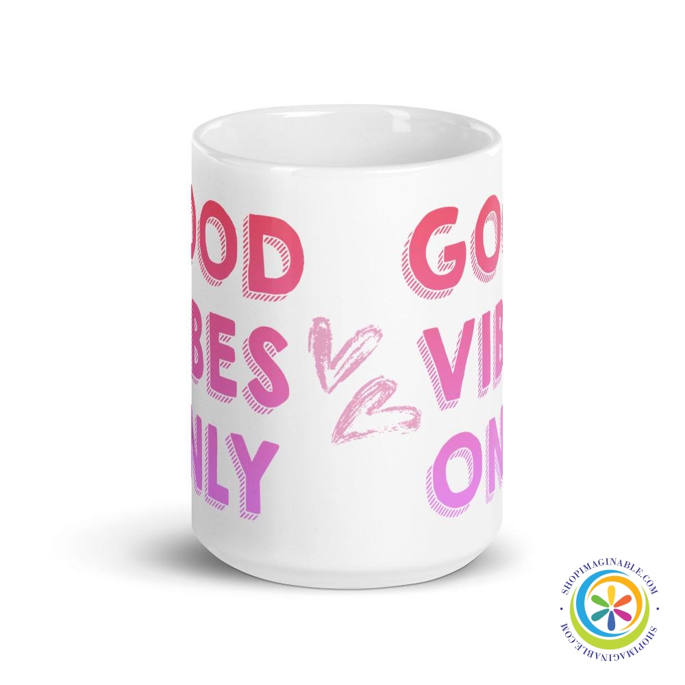 Good Vibes Only Coffee Mug Cup-ShopImaginable.com