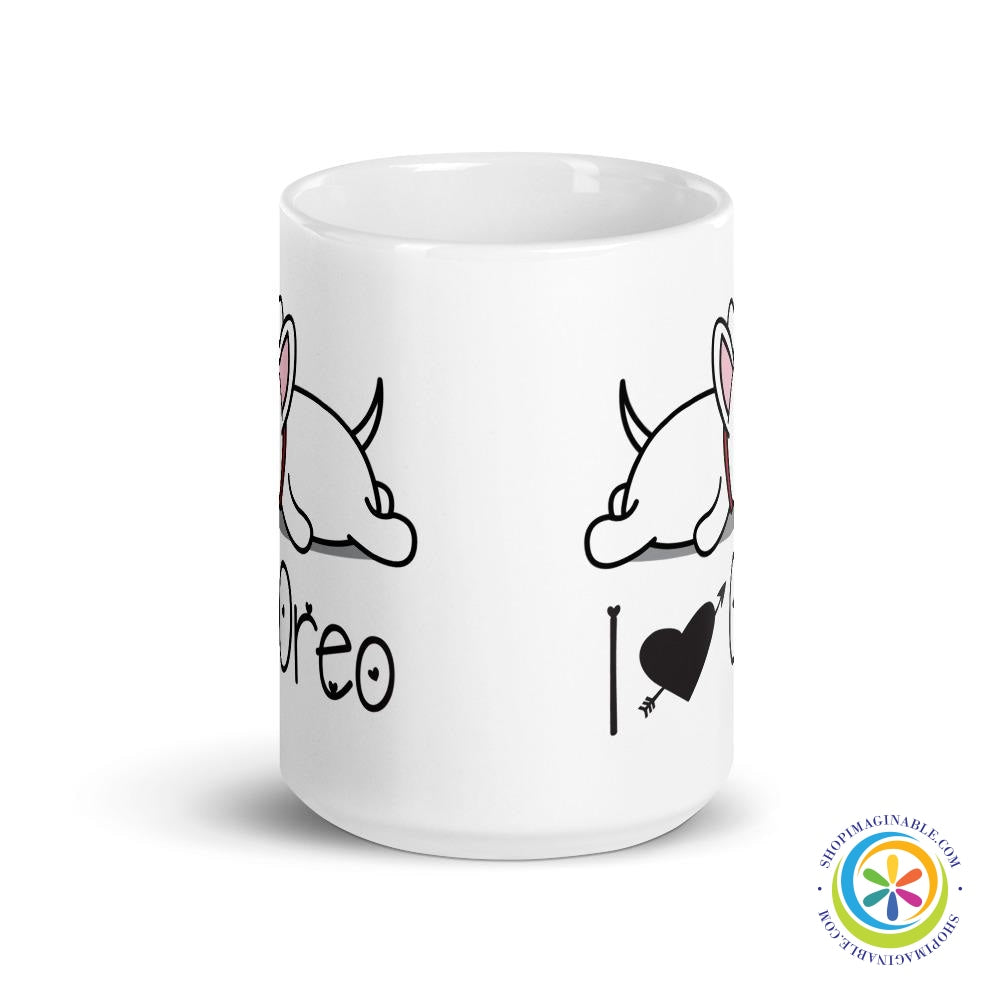 I Love My Bull Terrier Personalized Coffee Cup / Mug-ShopImaginable.com