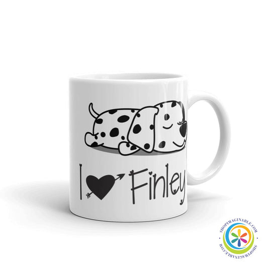 I Love My Dalmatian Personalized Coffee / Cup-ShopImaginable.com