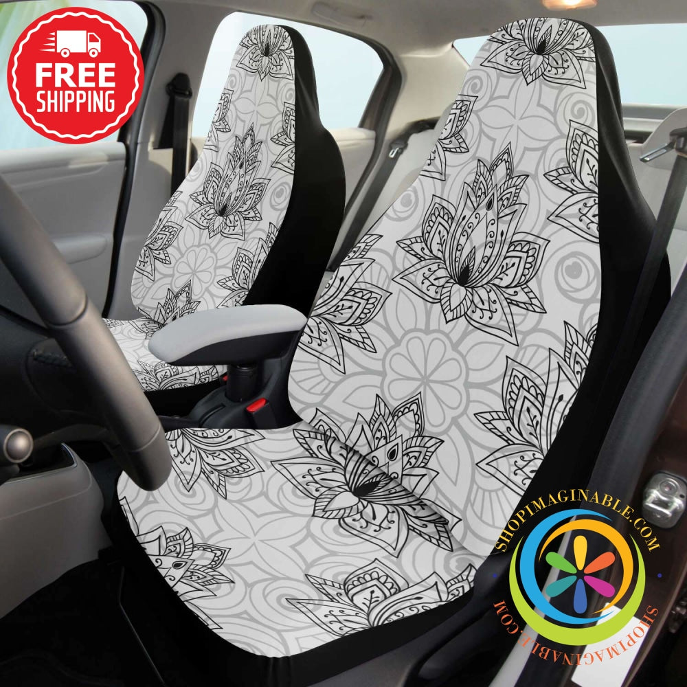 Mandala Lotus Classical Car Seat Cover-ShopImaginable.com