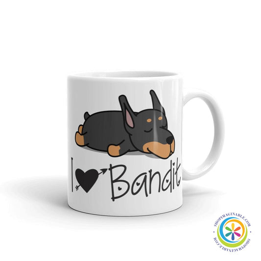 Personalized I Love My Doberman Coffee Cup / Mug-ShopImaginable.com