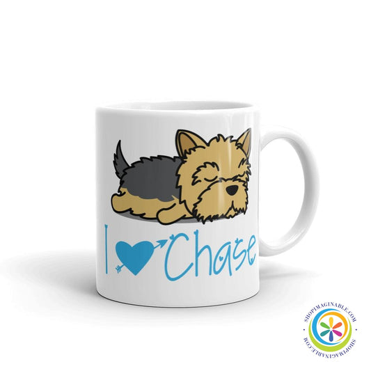 Personalized I Love Yorkies Coffee Mug - Cup-ShopImaginable.com