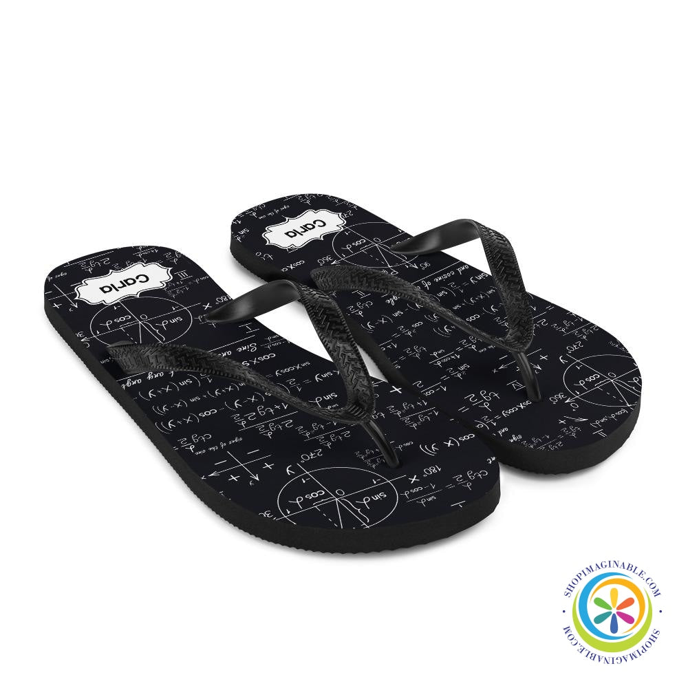 Personalized Math Flip-Flops-ShopImaginable.com