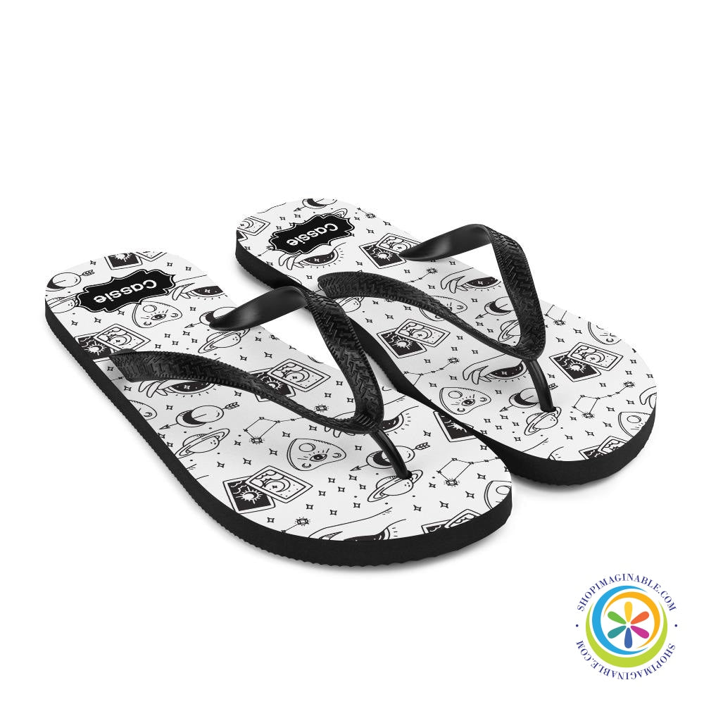 Personalized Mystic Tarot Reading Flip-Flops-ShopImaginable.com