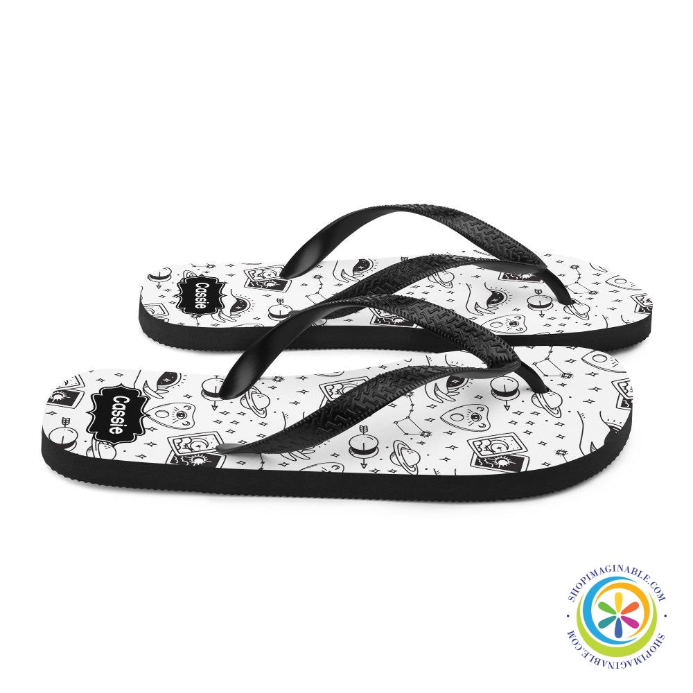 Personalized Mystic Tarot Reading Flip-Flops-ShopImaginable.com