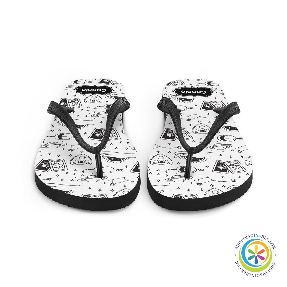 Personalized Mystic Tarot Reading Flip-Flops-ShopImaginable.com