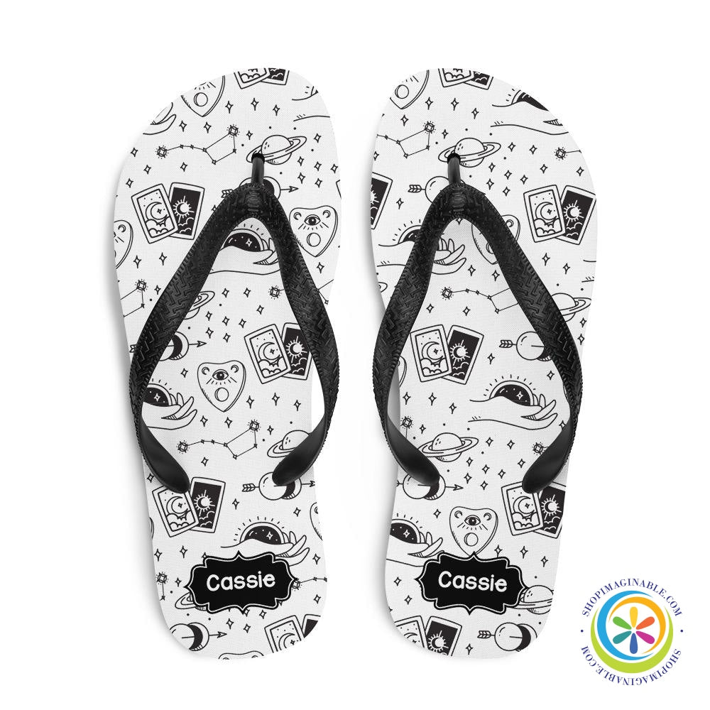 Personalized Mystic Tarot Reading Flip-Flops-ShopImaginable.com