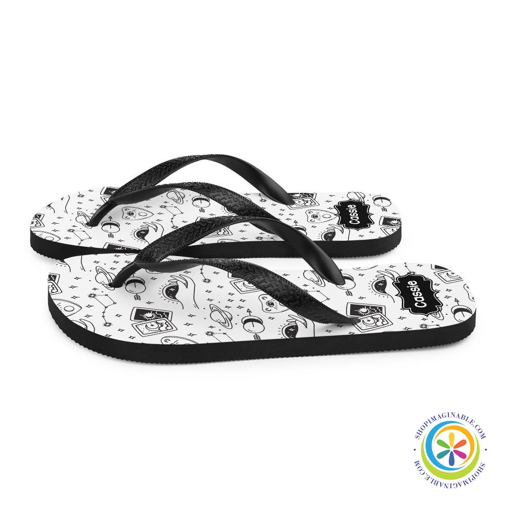 Personalized Mystic Tarot Reading Flip-Flops-ShopImaginable.com