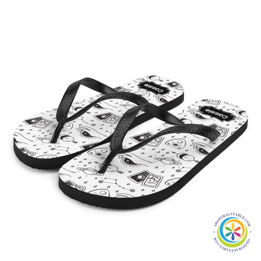 Personalized Mystic Tarot Reading Flip-Flops-ShopImaginable.com