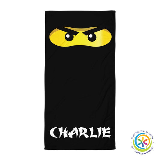 Personalized Ninjago Beach - Bath Towel-ShopImaginable.com