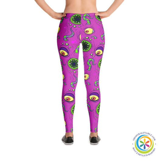 Scary Cute Monster Leggings-ShopImaginable.com