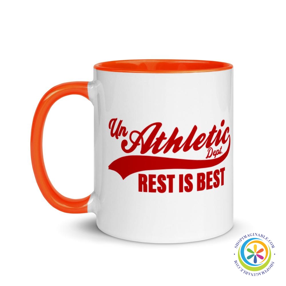 Unathletic Dept. Rest Is Best Coffee Mug Cup-ShopImaginable.com