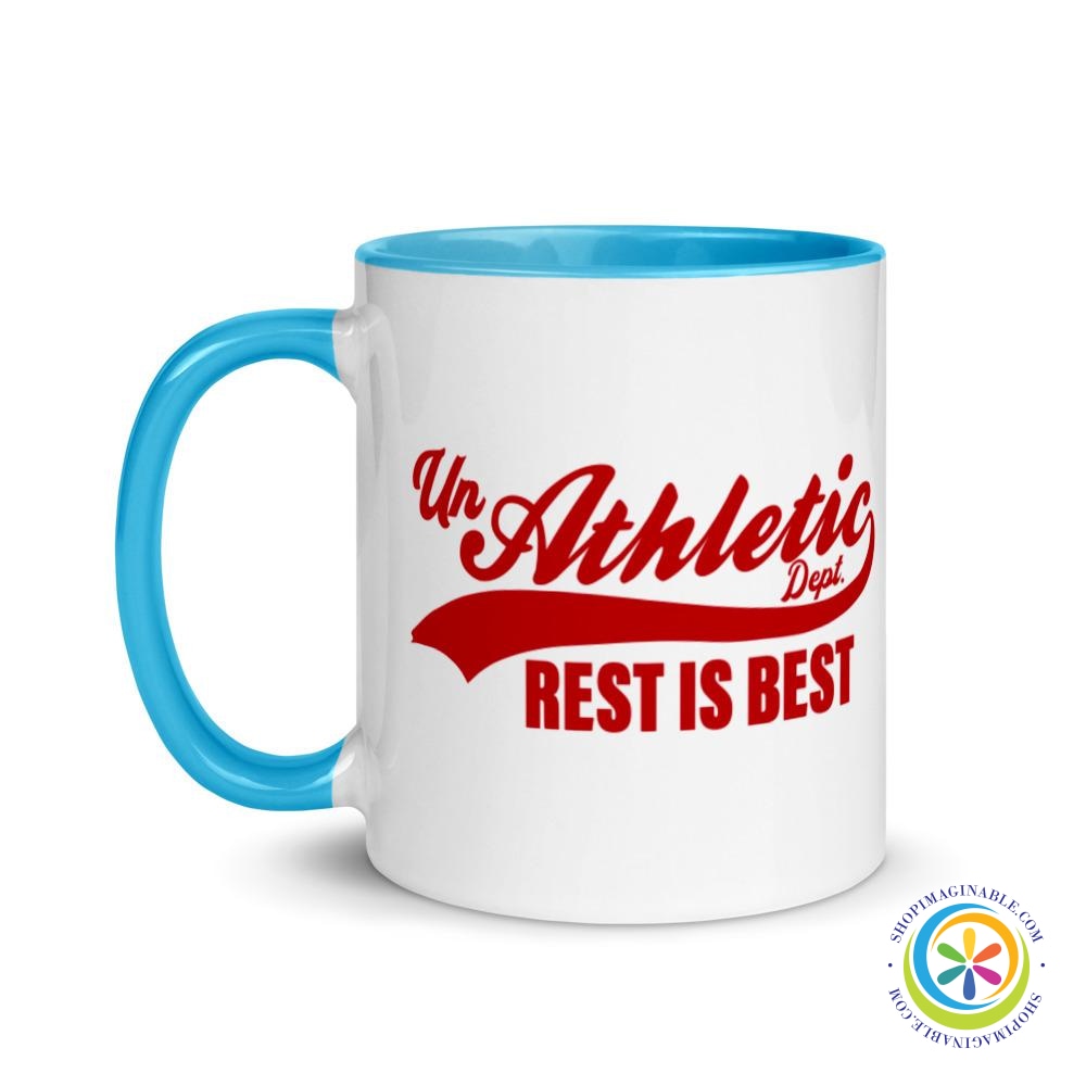 Unathletic Dept. Rest Is Best Coffee Mug Cup-ShopImaginable.com