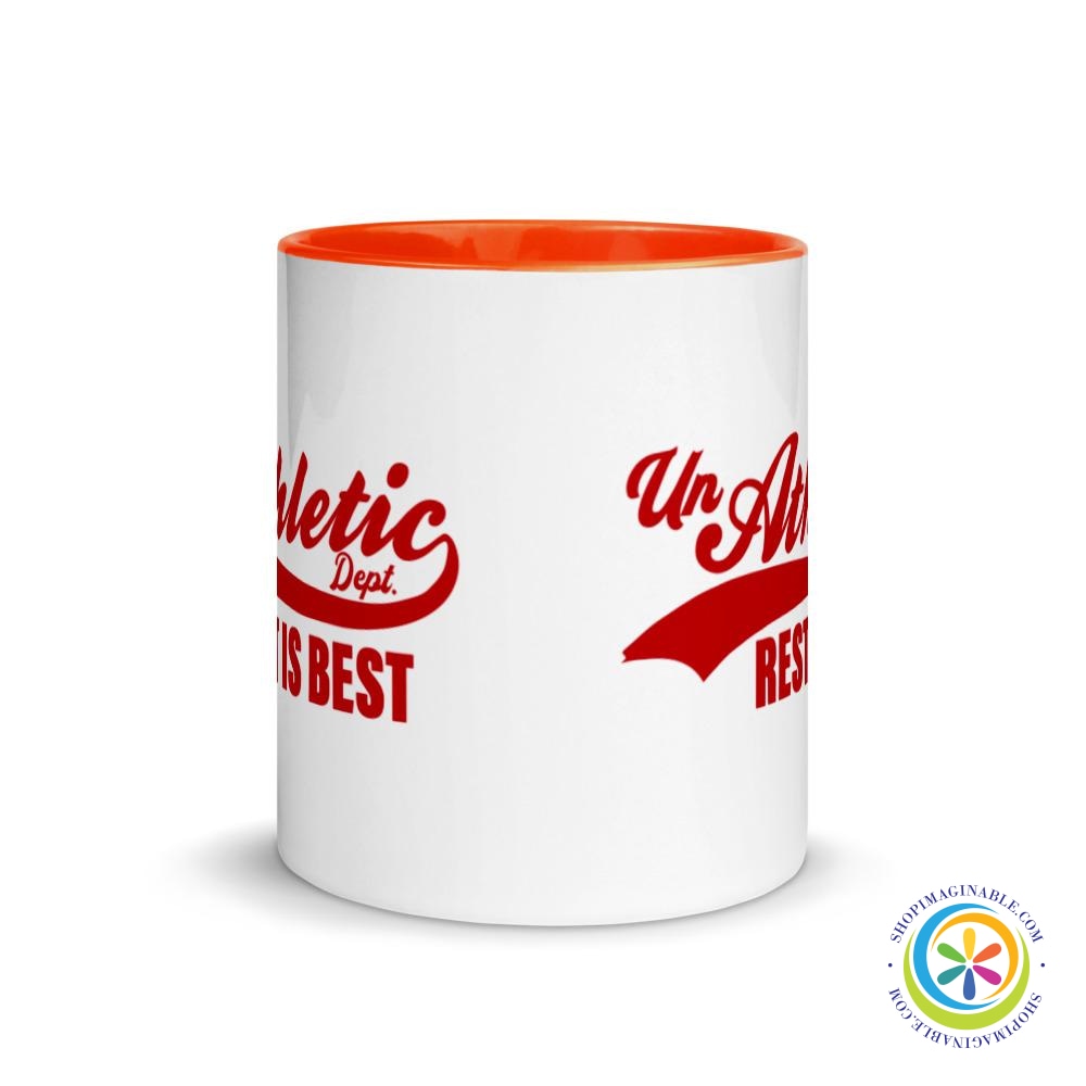 Unathletic Dept. Rest Is Best Coffee Mug Cup-ShopImaginable.com