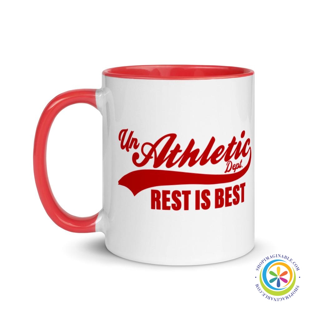 Unathletic Dept. Rest Is Best Coffee Mug Cup-ShopImaginable.com