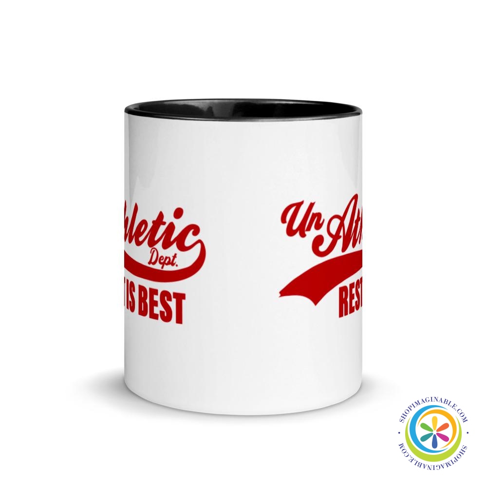 Unathletic Dept. Rest Is Best Coffee Mug Cup-ShopImaginable.com