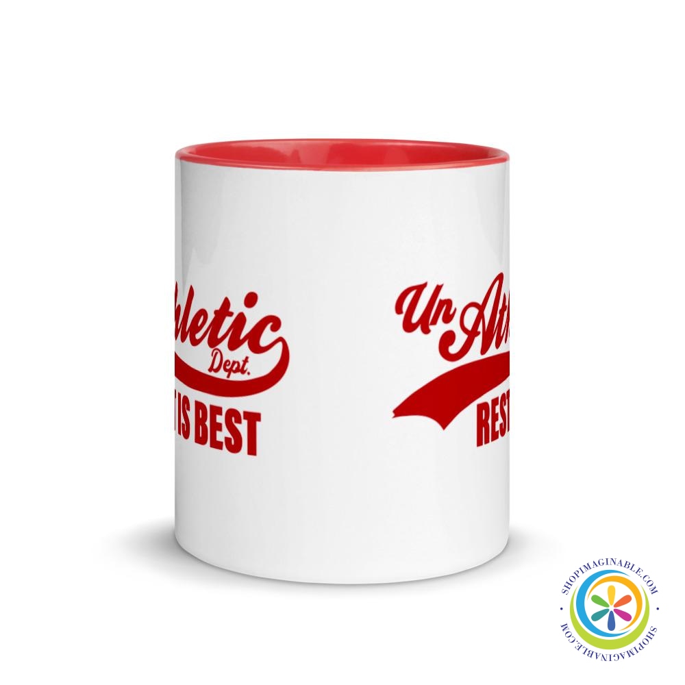 Unathletic Dept. Rest Is Best Coffee Mug Cup-ShopImaginable.com