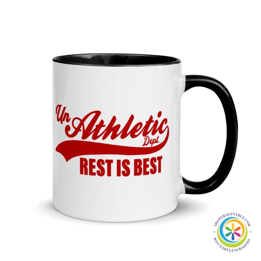 Unathletic Dept. Rest Is Best Coffee Mug Cup-ShopImaginable.com