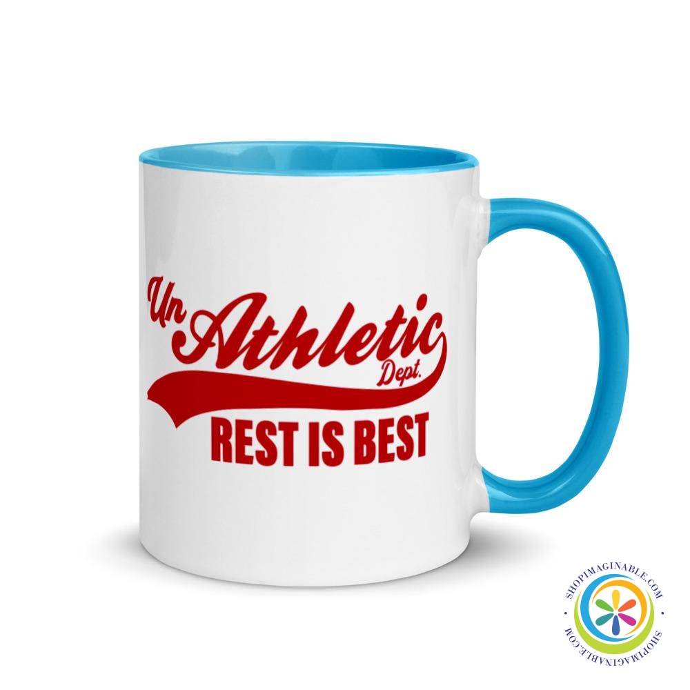 Unathletic Dept. Rest Is Best Coffee Mug Cup-ShopImaginable.com