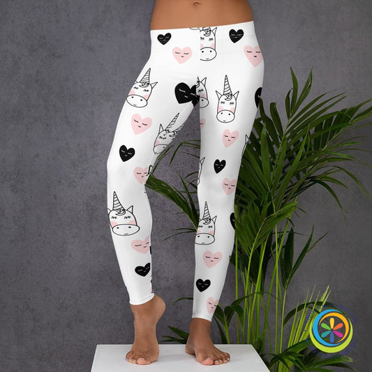 Unicorn Love Fun Leggings-ShopImaginable.com