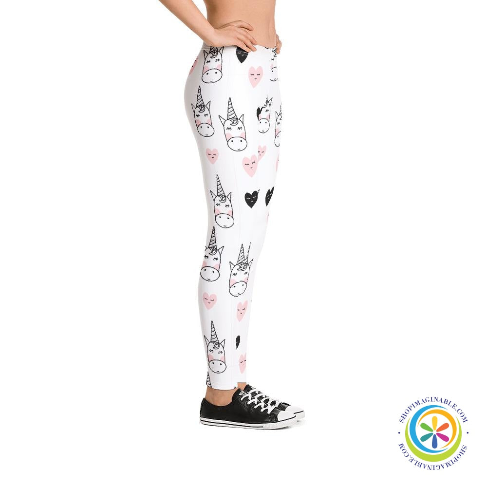 Unicorn Love Fun Leggings-ShopImaginable.com