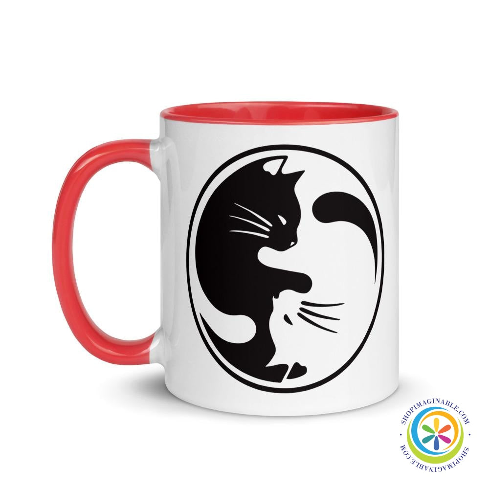 Yin Yang Cat Lover's Coffee Mug Cup-ShopImaginable.com