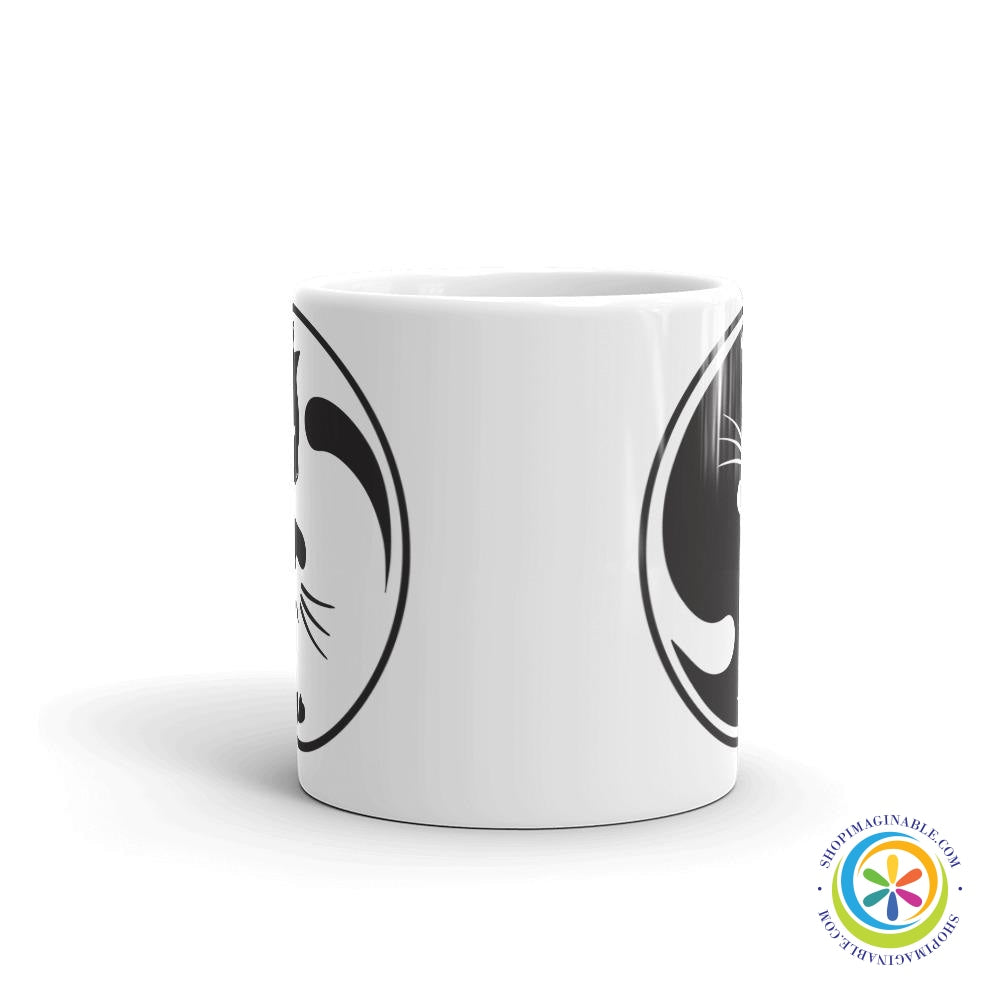 Yin Yang Cat Lover's Coffee Mug Cup-ShopImaginable.com