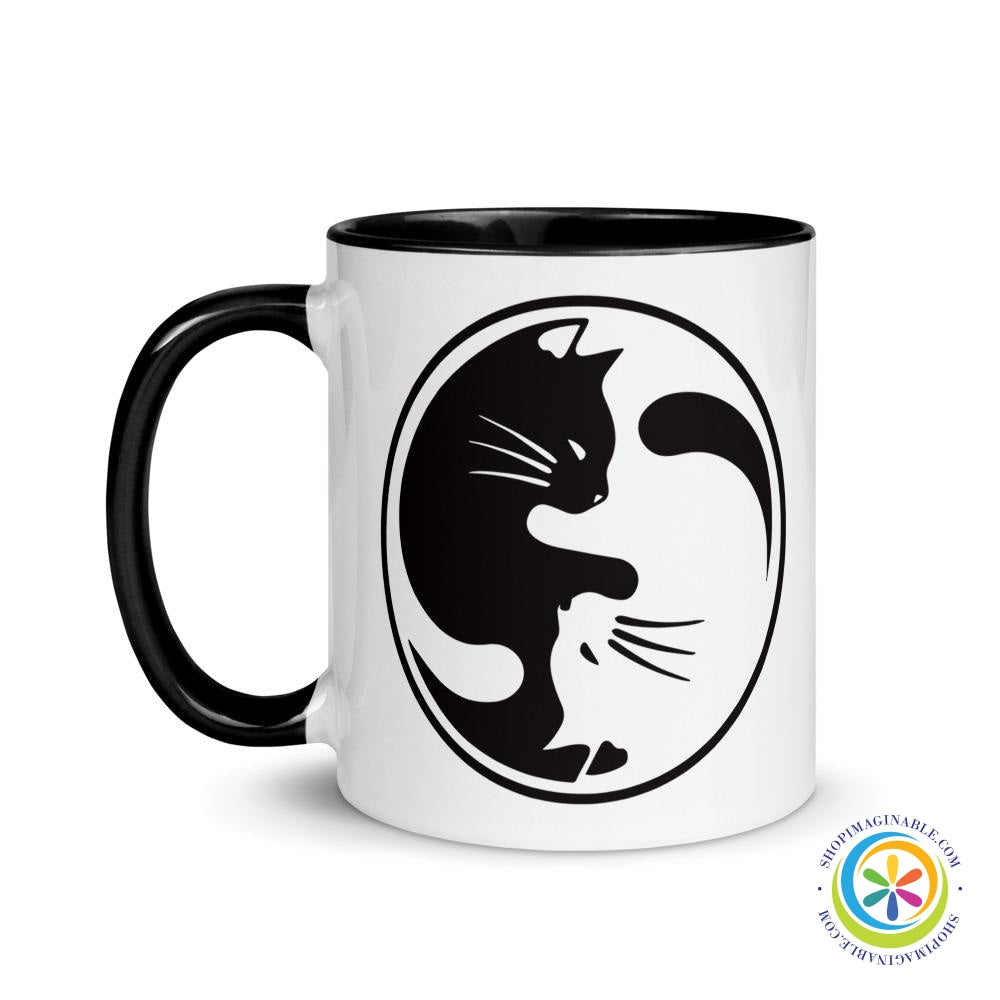 Yin Yang Cat Lover's Coffee Mug Cup-ShopImaginable.com
