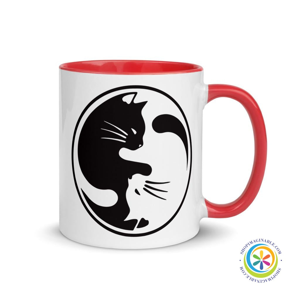 Yin Yang Cat Lover's Coffee Mug Cup-ShopImaginable.com