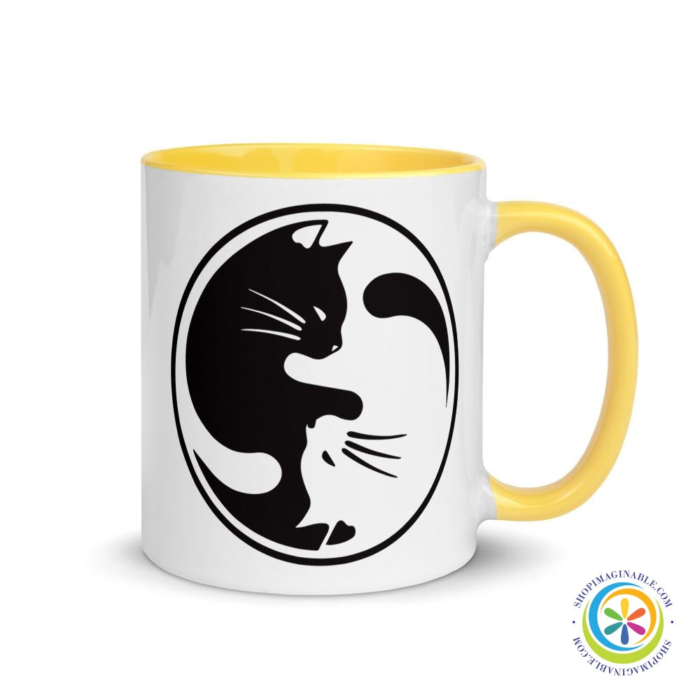 Yin Yang Cat Lover's Coffee Mug Cup-ShopImaginable.com