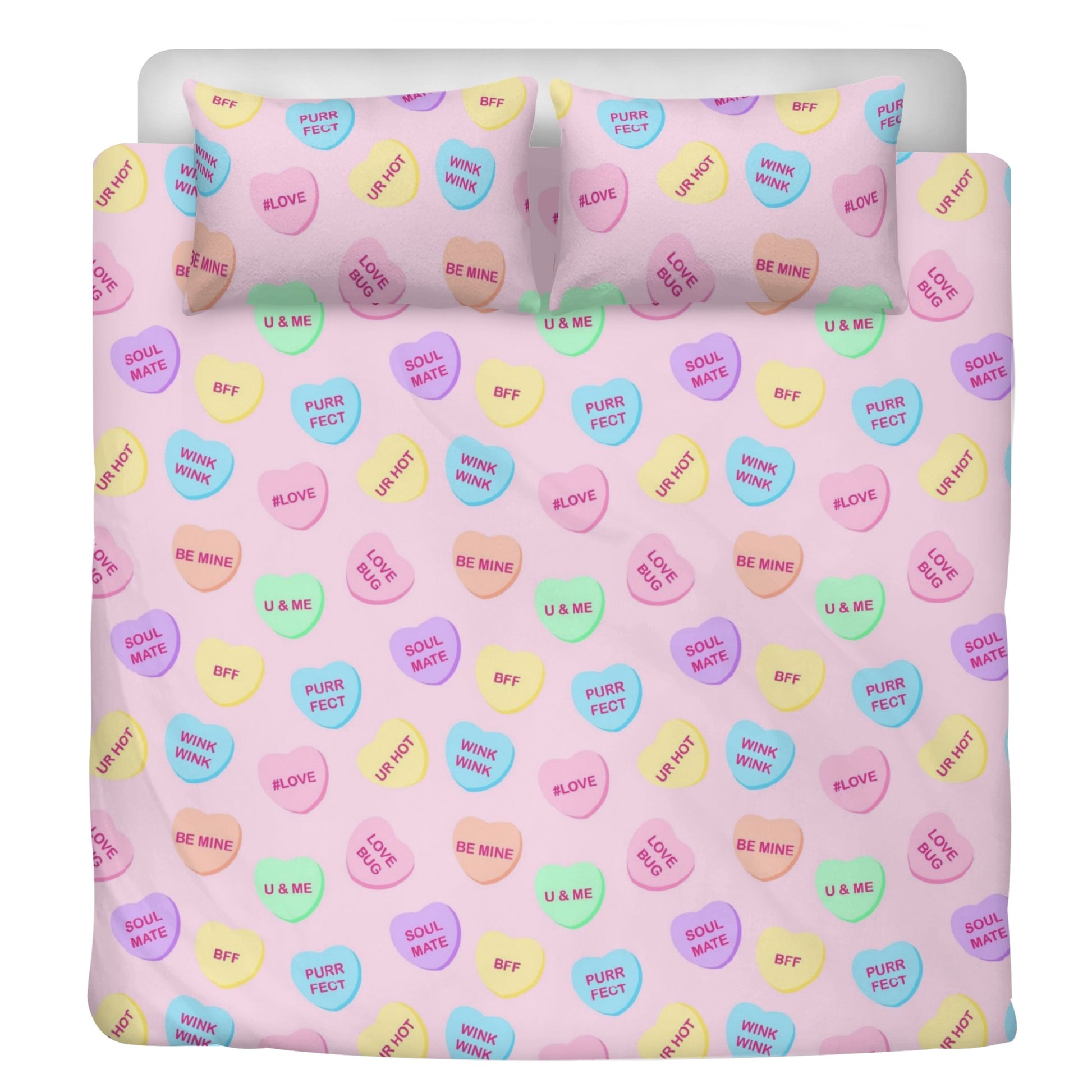 Sweet Tart Hearts Bedding Set-ShopImaginable.com