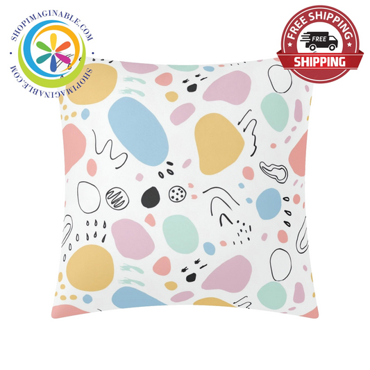 Abstract Pastel Pillow