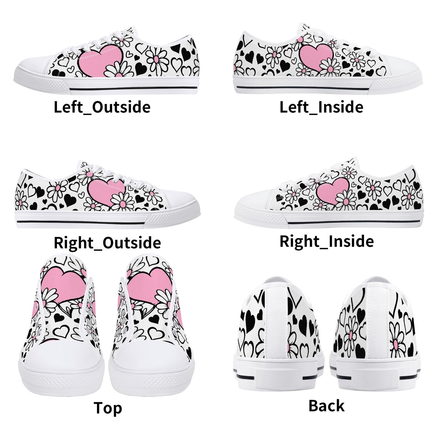 Daisy Love Ladies Low Top Shoes