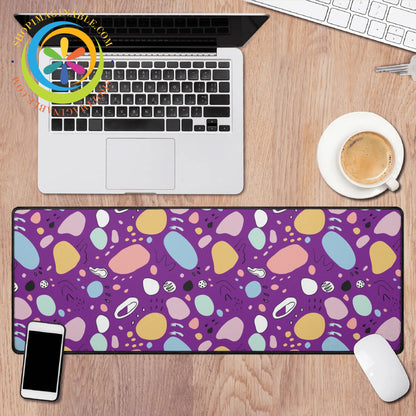 Abstract Pastel Large Gaming Mouse Pad