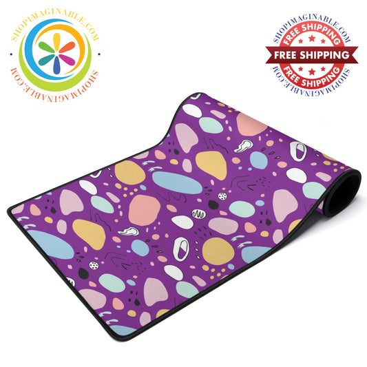 Abstract Pastel Large Gaming Mouse Pad