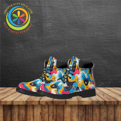 Abstract Swirl Ladies Boots