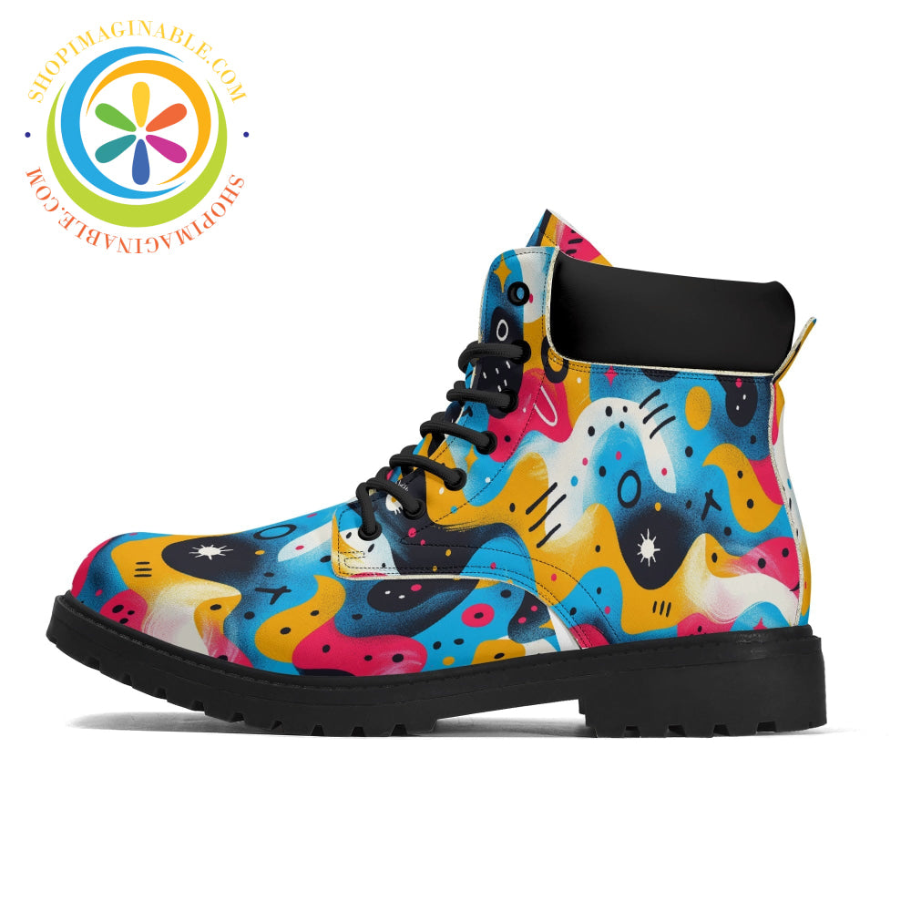 Abstract Swirl Ladies Boots