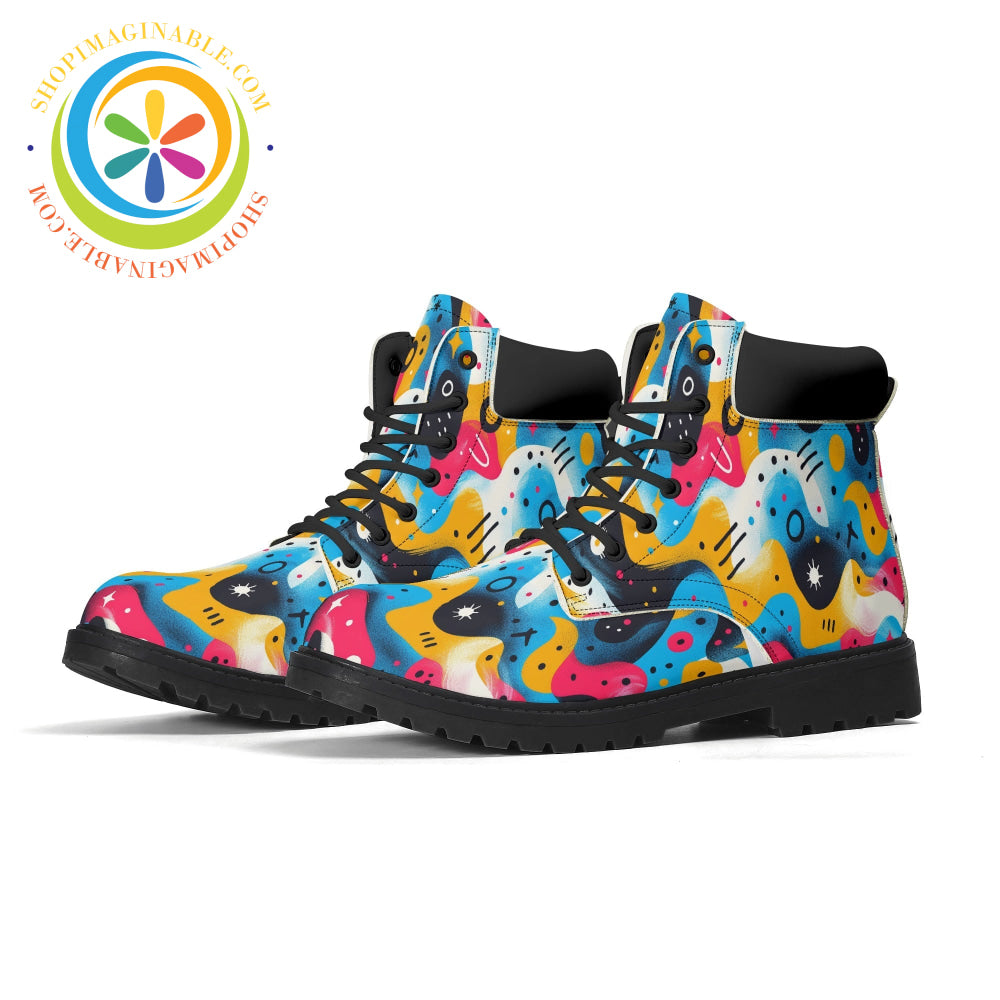 Abstract Swirl Ladies Boots