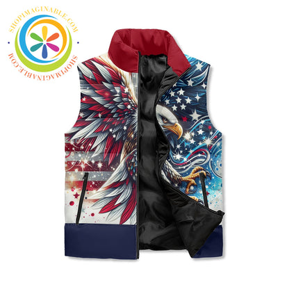 American Bald Eagle Puffer Vest