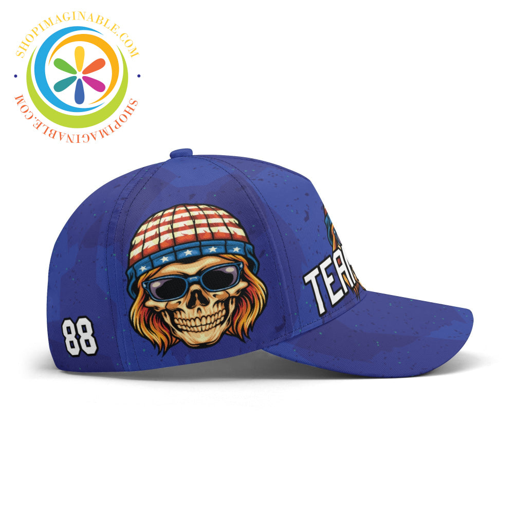 American Skull Baseball Hat