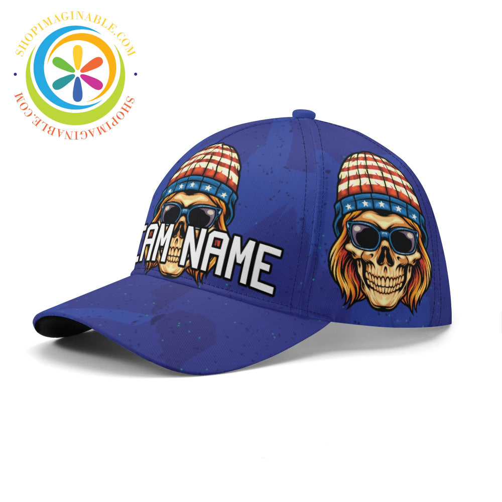 American Skull Baseball Hat