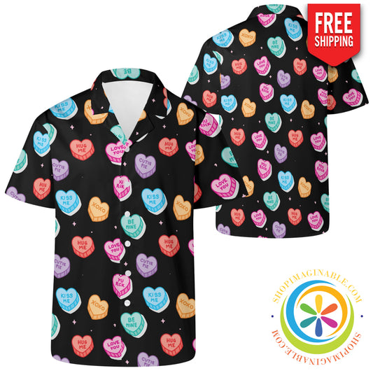 Be My Valentine Hawaiian Casual Shirt 2Xs