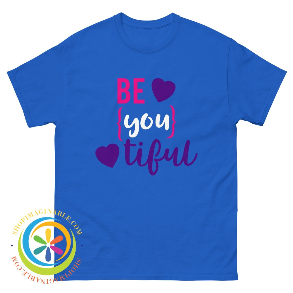 Be-You-Tiful Unisex T-Shirt Royal / S T-Shirt